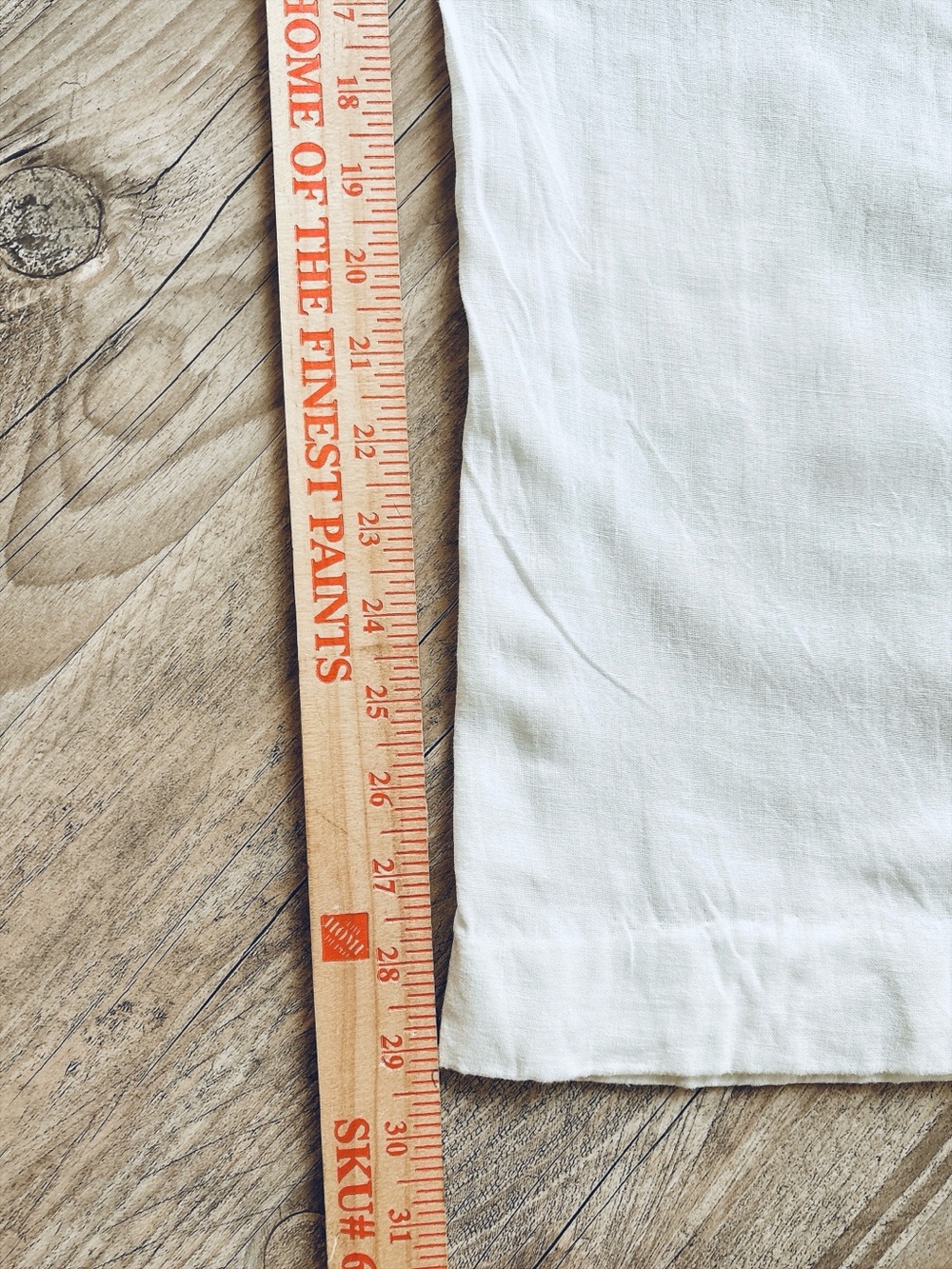 Esprit Women’s White Linen Pants Straight Leg Coastal Summer Nautical Vacation - Picture 10 of 13